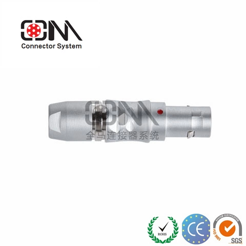 Fgg B Series Tgg Quanma Waterproof Metal Self-Locking Push-Pull Male RJ45 Connector