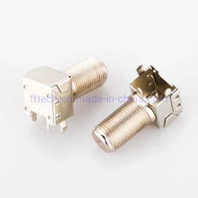 Conector coaxial RF de tipo vertical de ángulo recto de alta calidad RF If Connector