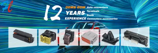 Conectores de enchufe de cable de terminal automotriz de conector automático de 3 pines DJ7036-2-11