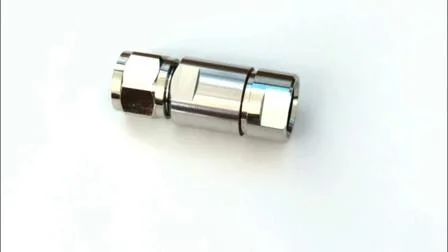 Conector de abrazadera macho tipo N coaxial RF para cable alimentador de espuma de 1/2'' (flexible)